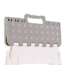 Carica l'immagine nel visualizzatore di Gallery, ARREGUI TB-039-GB Sgabello Pieghevole Multiuso | Sgabello per Adulti o Bambini | Scala Pieghevole | Scalino | Sgabello per cucina, bagno, campeggio | 39 cm di altezza | White &amp; Grey