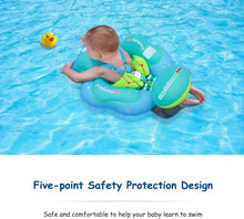 Carica l&#39;immagine nel visualizzatore di Gallery, Salvagente Neonato, Anello di Nuoto per Bambino Salvagente con Mutandina, Anello di Nuoto per Neonati con la Sedia Molle di Sicurezza e Parasole, Salvagente Gonfiabile per Piscina Regolabile Doppio Airbag