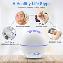 Carica l&#39;immagine nel visualizzatore di Gallery, laxikoo Diffusore di Aromi, 400ml Umidificatore Ultrasuoni con Cambio 7... - Ilgrandebazar