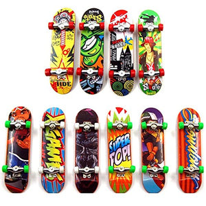 Sipobuy Mini Tastiera, 4 Professional Pack di skateboard dito per Tech 4pcs