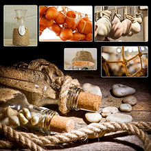 Carica l'immagine nel visualizzatore di Gallery, Naler 25M Corda di Canapa 6mm, 100% Iuta Naturale 4-ply Spessore Corda...