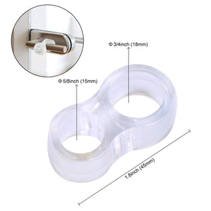 VABNEER Fermaporte per maniglie in PVC 10 pezzi Silicone Anti Protettori... - Ilgrandebazar