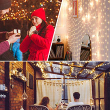 Carica l'immagine nel visualizzatore di Gallery, LIBILIS Luci Led USB 20M 200 LED Luci Albero di Natale Impermeabile Filo di Rame Luci Natale Fata per Interno Festival Natale Matrimonio Festa Patio Decorativa, Luci Stringa Telecomando Giallo Caldo