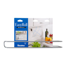 Carica l&#39;immagine nel visualizzatore di Gallery, Metaltex Easy-Roll - Porta rotolo/carta da 35x18x10, Grigio Metallizzato - Ilgrandebazar