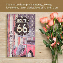 Carica l&#39;immagine nel visualizzatore di Gallery, Cassaforte a forma di libro con password lock, cassaforte portatile, Route 66 - Ilgrandebazar