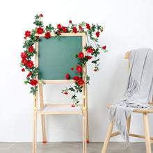 Carica l&#39;immagine nel visualizzatore di Gallery, JUSTOYOU Rose Murraya paniculata Ghirlanda Finto Paniculata- Red - Ilgrandebazar