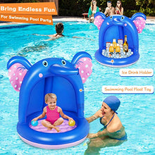 Carica l&#39;immagine nel visualizzatore di Gallery, lenbest Piscina per Bambini, Elefante Gonfiabile Neonato Piccoli con...