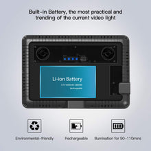 Carica l&#39;immagine nel visualizzatore di Gallery, RALENO Pannello di Dlluminazione Video LED, Batteria Integrata da 5000mAh,... - Ilgrandebazar