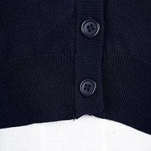 Carica l'immagine nel visualizzatore di Gallery, Urban GoCo Donna Bolero Lavorato a Maglia a Bottoni Coprispalle S, Blu Navy - Ilgrandebazar