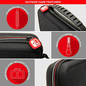 Nintendo Switch Custodia di Trasporto Deluxe - Classics, Nero