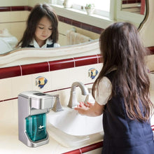 Carica l'immagine nel visualizzatore di Gallery, Dispenser di Sapone Automatico, Dispenser Regolabile di Schiuma di Sapone Senza Tocco a Infrarossi, Regolabile e Senza Contatto, Pompa di Sapone da Parete da 500ML per Bagno, Cucina, Ufficio