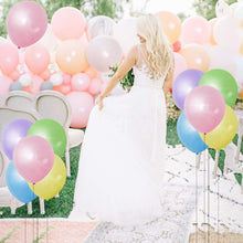 Carica l'immagine nel visualizzatore di Gallery, MMTX Palloncino Kit Ghirlanda,Kit Ghirlanda Palloncino Rosa e Oro Confetti Palloncini Lattice Riempito con Palloncino Nastro per Compleanno Sfondo di Nozze Decorazione per Feste (Verde)