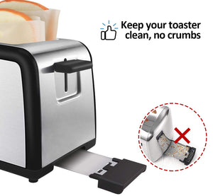 ilauke 12pz Sacchetti Toast Riutilizzabili Tostapane Antiaderente... - Ilgrandebazar