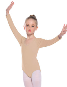 Hawiton Body Danza Classica Bambina 2-11 Anni Cotone, Manica Lunga... - Ilgrandebazar