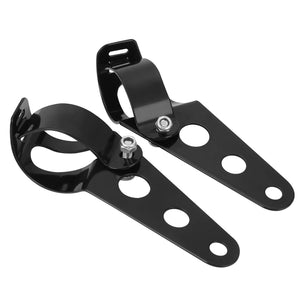 Staffe Faro, OSAN 35mm-43mm Fanale di Montaggio Forcella Supporto nero - Ilgrandebazar
