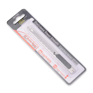 Ehdis® Light Duty 9 millimetri Snap Fuori 30 gradi Lame Slim guaina argento - Ilgrandebazar