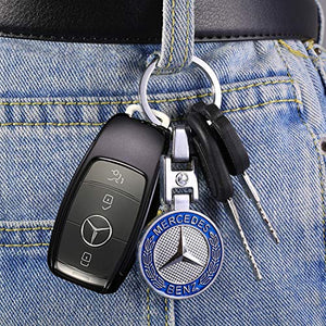 MIKAFEN Portachiavi tridimensionale in metallo dotato di ciondolo For Benz