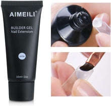 Carica l&#39;immagine nel visualizzatore di Gallery, AIMEILI Unghie Finte Fingers Kit Gel Poliuretano Per Unghie Gel Ricostruzione Unghie Allungamento Rapido Del Dito di Costruzione Strumento di Potenziamento - Bianco (30ml 1oz)