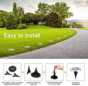8 Pezzi Luci Solari per Esterni Giardino, Lampada Solare Esterno, IP65 Impermeabile, LED Luci Solari Giardino Decorazione per Vialetto, Patio, Prato, Cortili, Sentieri (Bianca Calda 8 Pezzi Luci Solari per Esterni Giardino, Lampada Solare Esterno, IP65 Impermeabile, LED Luci Solari Giardino Decorazione per Vialetto, Patio, Prato, Cortili, Sentieri (Bianca Calda