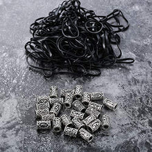 Carica l&#39;immagine nel visualizzatore di Gallery, CASSIECA 26 Pezzi di Perline Rune E Fasce Gomma Nera Serra dei... - Ilgrandebazar