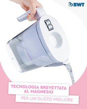 Carica l&#39;immagine nel visualizzatore di Gallery, BWT Filtro acqua Vida White da 2,6 l con 1 cartuccia filtrante in magnesio | per acqua potabile | Filtri calce, cloro, piombo e rame