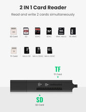 Carica l&#39;immagine nel visualizzatore di Gallery, UGREEN USB 3.0 Lettore Schede SD TF Card Reader 5Gbps, Adattatori per schede... - Ilgrandebazar