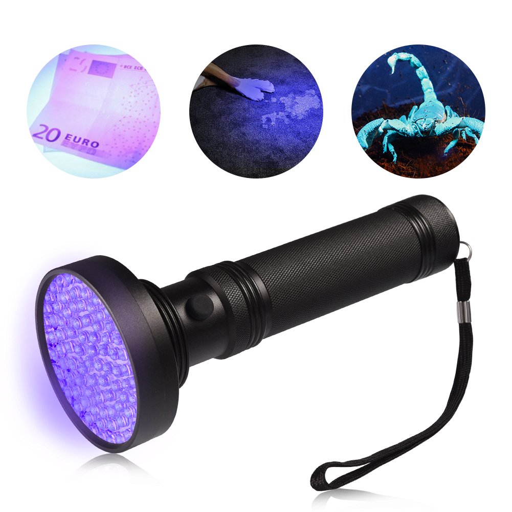 Ledgle LED UV torcia Beast Pet urina Finder Stain 100 Led Uv Torcia - Ilgrandebazar