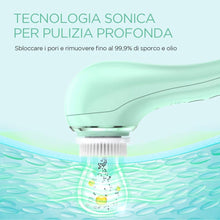 Carica l&#39;immagine nel visualizzatore di Gallery, Pulizia Viso, Brelax Spazzola Pulizia Viso Ultrasuoni con 3 Testine Ricambio, Impermeabile IPX7, 3 Velocità, Timer Intelligente, Ricarica Wireless con Supporto di Base, Adatto a Tutti I Tipi di Pelle…