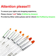 Carica l&#39;immagine nel visualizzatore di Gallery, 7PCS UV gel nail art Pen Nail Pittura Strumenti di Disegno Pennello Silver - Ilgrandebazar