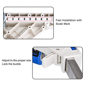 Base lavatrice Dewel, base regolabile 45 cm-69 cm con 4 ruote piroettanti e... - Ilgrandebazar