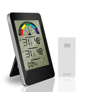 Zubita Termometro Igrometro Digitale, Temperatura umidità nero