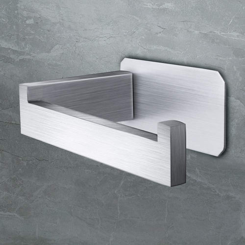 Porta Carta Igienica in Acciaio Inox, Portarotolo Adesivo,... - Ilgrandebazar