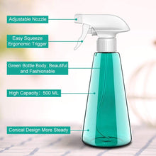 Carica l'immagine nel visualizzatore di Gallery, Babacom Spruzzino Nebulizzatore, Pet Plastica 500ml Grilletto Spruzzatore, 3 modalità (Spray &amp; Stream &amp; off) Riempibile Flacone Spray Vuoto per Pulizia Giardinaggio