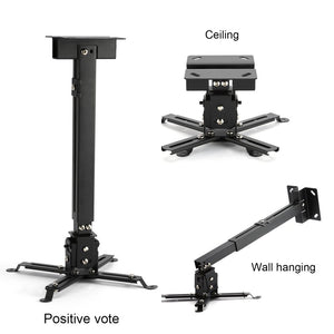 Staffa Regolabile per Proiettore 43-65cm (Nero), Supporto Universale... - Ilgrandebazar