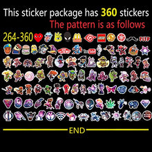 Carica l&#39;immagine nel visualizzatore di Gallery, Q-Window Kit Adesivi (360 Pezzi) Vinyl Kawaii Decal Stickers per Laptop,...