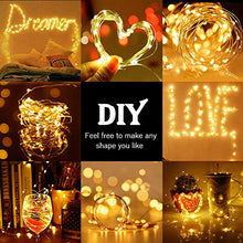 Carica l&#39;immagine nel visualizzatore di Gallery, Catena Luminosa Solare,Cshare 100 LED 2 Pacchi 8 Modi Luci Bianco Caldo