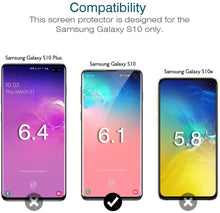 Carica l&#39;immagine nel visualizzatore di Gallery, LK [3 Pezzi Pellicola Protettiva per Samsung Galaxy S10, [Copertura Massima] [Compatibile con la Custodia] [Senza Bolle] HD Trasparente Morbido TPU Silicone Pellicola