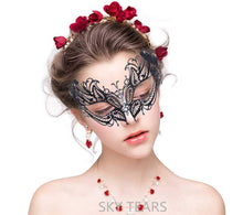 Carica l&#39;immagine nel visualizzatore di Gallery, SKY TEARS Veneziana Maschere Metallo Maschera di Halloween Carnevale,...