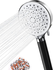 Soffione doccia Newentor alta pressione con 6 spruzzi, soffione doccia –