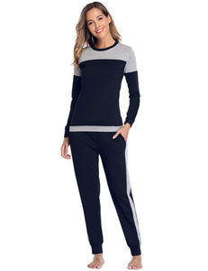 Aibrou Pigiama Donna, Lungo Donna Invernale, Pigiami Cotone Donna... - Ilgrandebazar