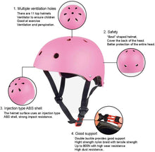 Carica l&#39;immagine nel visualizzatore di Gallery, ValueTalks Protezione di Casco Bambini, Ginocchiere Gomitiere e Protezione Polso per Pattini a Rotella,Skateboard, Bicicletta, Hoverboard e Altri Sport Estremi