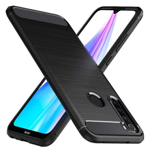 Carica l&#39;immagine nel visualizzatore di Gallery, Peakally Cover Xiaomi Redmi Note 8T, Fibra di Carbonio Morbido TPU Custodia... - Ilgrandebazar