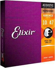 Carica l&#39;immagine nel visualizzatore di Gallery, Elixir 16002 Muta Composta da 6 Corde per Chitarra Acustica Phosphor Bronze,... - Ilgrandebazar