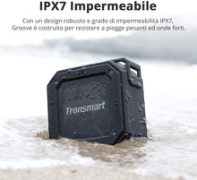 Carica l'immagine nel visualizzatore di Gallery, Tronsmart Cassa Bluetooth Waterproof IPX7, Riproduzione di 24 Ore con Basso, TWS Stereo Suono 360°, Altoparlante Bluetooth Portatile 5.0 per Casa, Festa, Auto, Viaggio, Spiaggia, Piscina