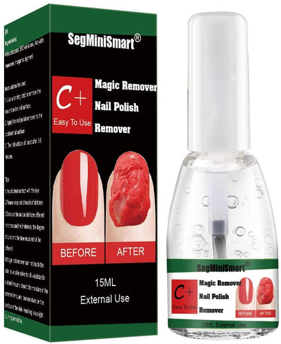 Gel Polish Remover,Rimuove lo Smalto semipermanente, Magic Remover Gel Nail Polish Removal,Solvente per Unghie Professionale,Rimuove lo Smalto in Gel Soak-Off in 3-5 Minuti