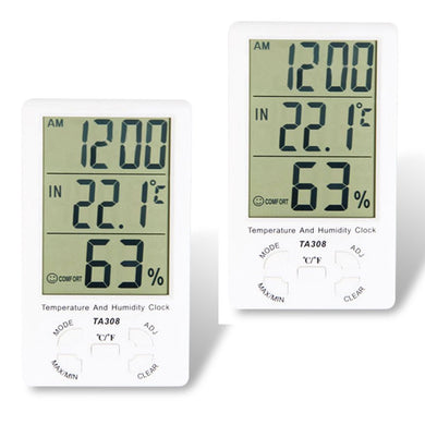 Set di 2 NUZAMAS Ampio LCD digitale Termometro temperatura sensore e... - Ilgrandebazar