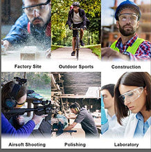 Carica l&#39;immagine nel visualizzatore di Gallery, Occhiali Protettivi E Igienici di Sicurezza,Clear antiappannamento...