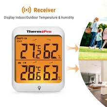 Carica l&#39;immagine nel visualizzatore di Gallery, ThermoPro TP63A Termometro Igrometro TP63A-Temperatura e Umidità Esterna - Ilgrandebazar