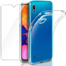 Carica l&#39;immagine nel visualizzatore di Gallery, Leathlux Cover Samsung Galaxy A10 Custodia Trasparente + Pellicola chiaro - Ilgrandebazar