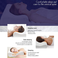 Carica l'immagine nel visualizzatore di Gallery, Power Of Nature Cuscino Cervicale Memory Foam, Cuscino, Guanciale Letto in Memory Foam Ergonomico per Dolori a Collo e Cervicali, Federa Morbida Rimovibile e Lavabile